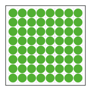 Magnetic Printed Vinyl Indicator Symbols Green Circle