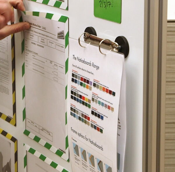 Whiteboard Ring Binders Magnetic 2 holes