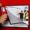 Duo Velcro® Document Holders with See Through Front Black Tabloid