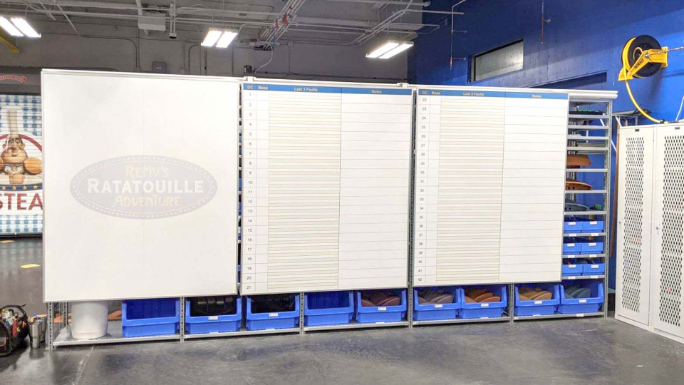 Custom Whiteboard and Sliding Rail System