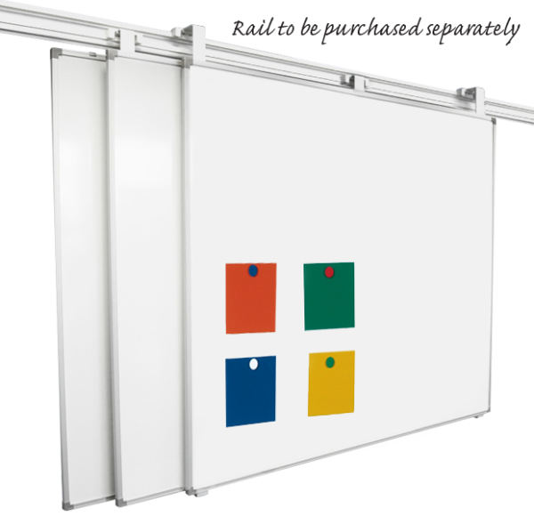 Sliding Whiteboard Rail System MagiRail Track System- Whiteboard
