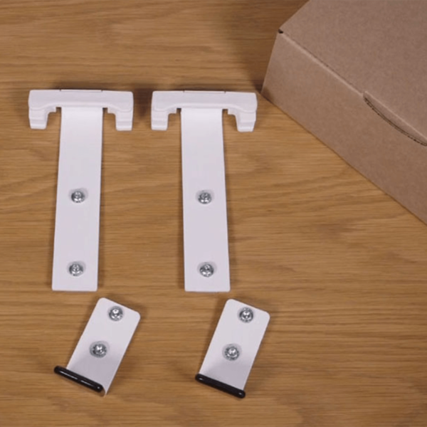 Sliding Whiteboard Rail System MagiRail Track System- Front Clearance Brackets