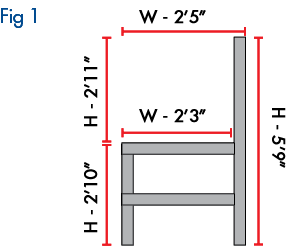 Custom Printed Shadow Board on Workbench Size