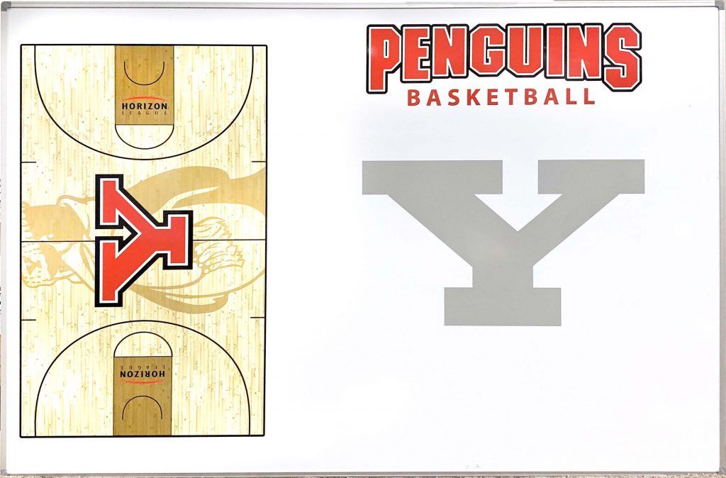 Fast Sign Boardman 72x48-MAGI-WEB Penguins Basketball Education