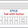 Tab with guitar