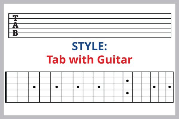 Tab with guitar