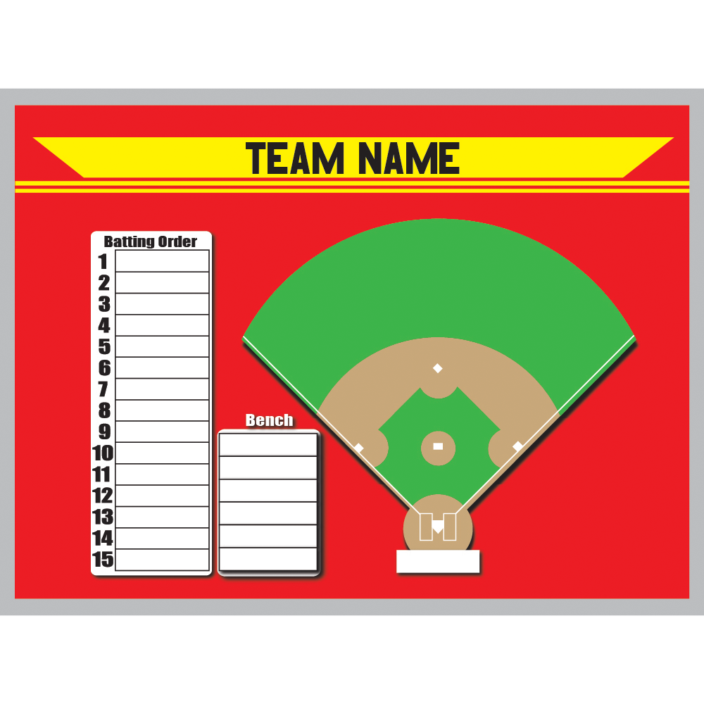 Baseball Team Whiteboard Magiboards USA