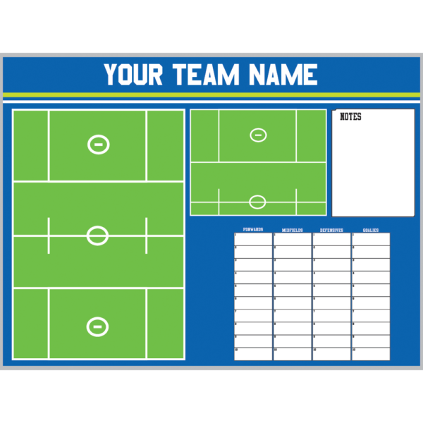 Lacrosse Team Whiteboard-47x35