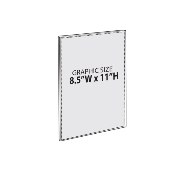 Clear Acrylic Wall Sign Holder Frame Size