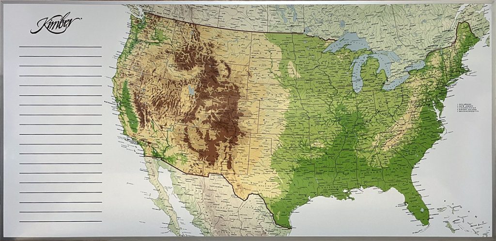 Detailed Map of United States