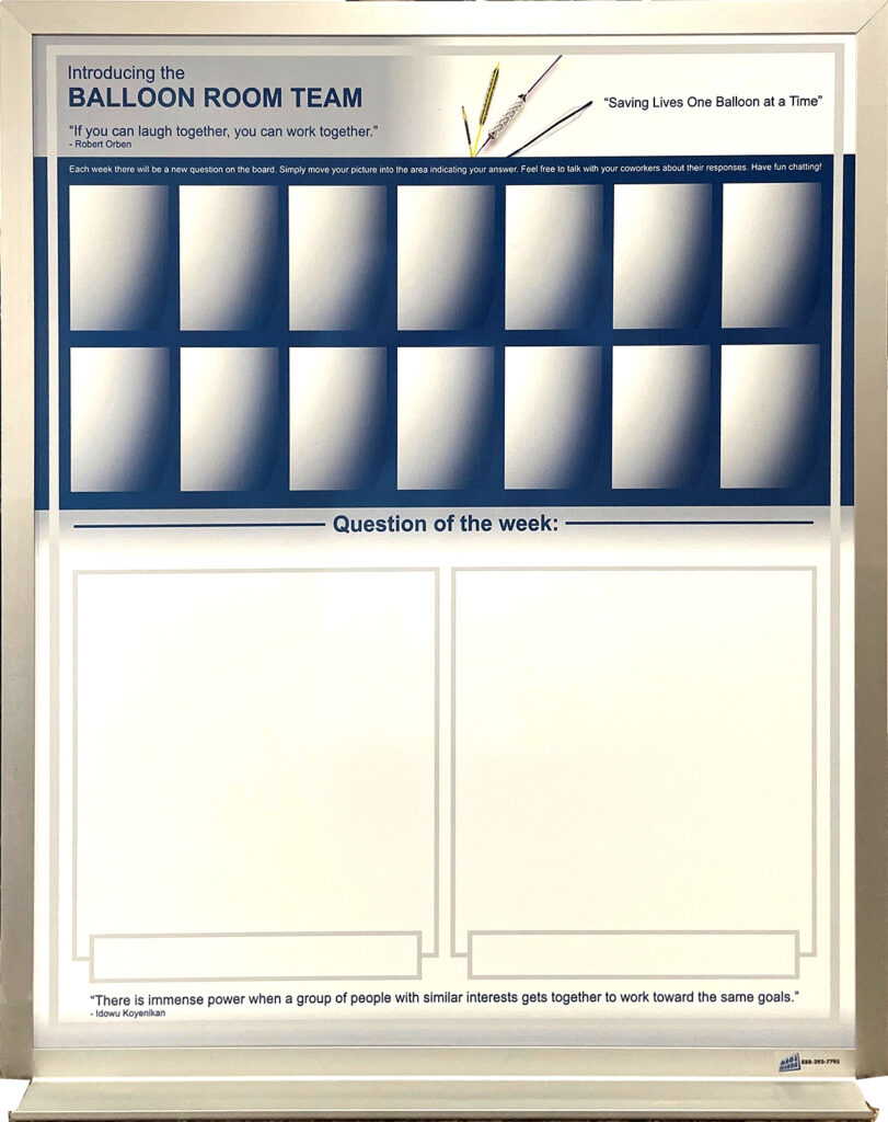 Balloon Room Team Question of the Week