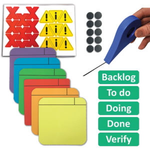 SCRUM Kit Essential supplies to make scrum whiteboard
