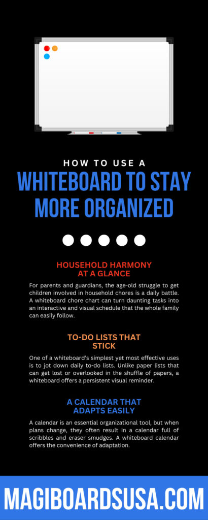 How To Use a Whiteboard To Stay More Organized