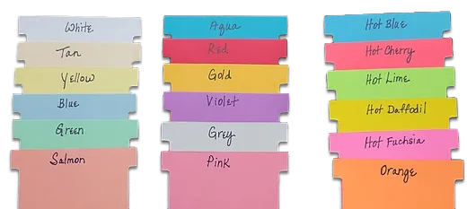 T-Card Colors