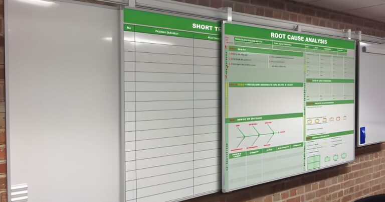 8 Benefits of a Wall-Mounted Sliding Whiteboard Rail System