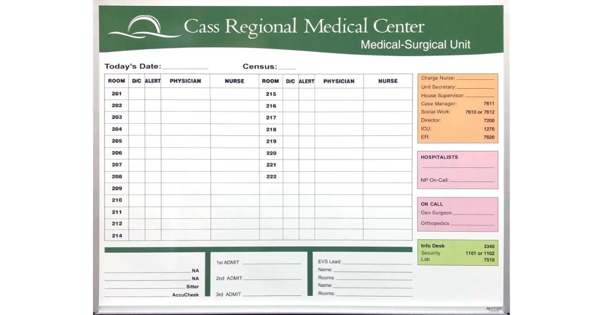 Custom Glassboards for Pharmacy Medication Tracking